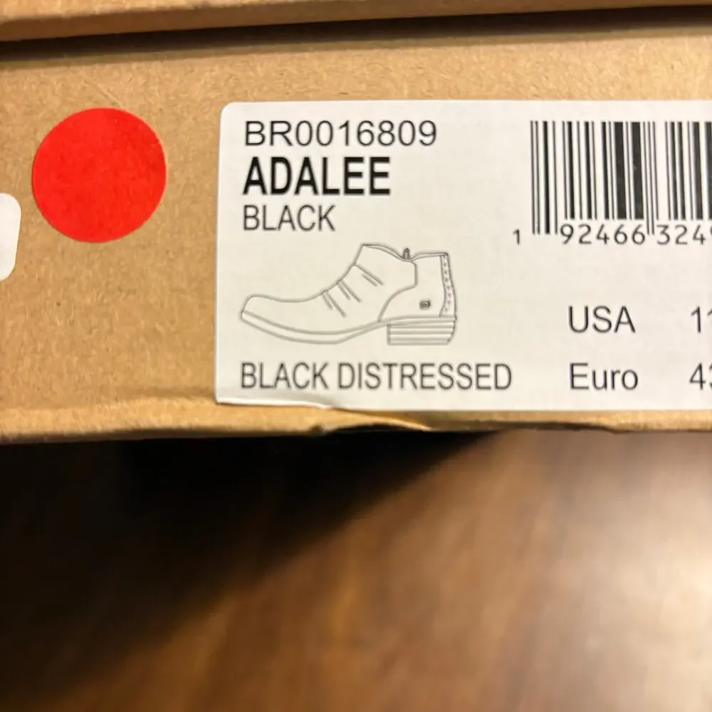 Born Adalee Suede Boots 11 Black Suede NWT Ankle Booties Comfort Western